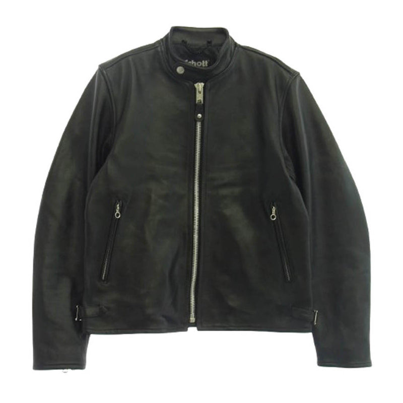 schott ショット 782-3950078 70S SINGLE RIDERS JACKET シングルライダース ジャケット ブラック系 M【美品】【中古】