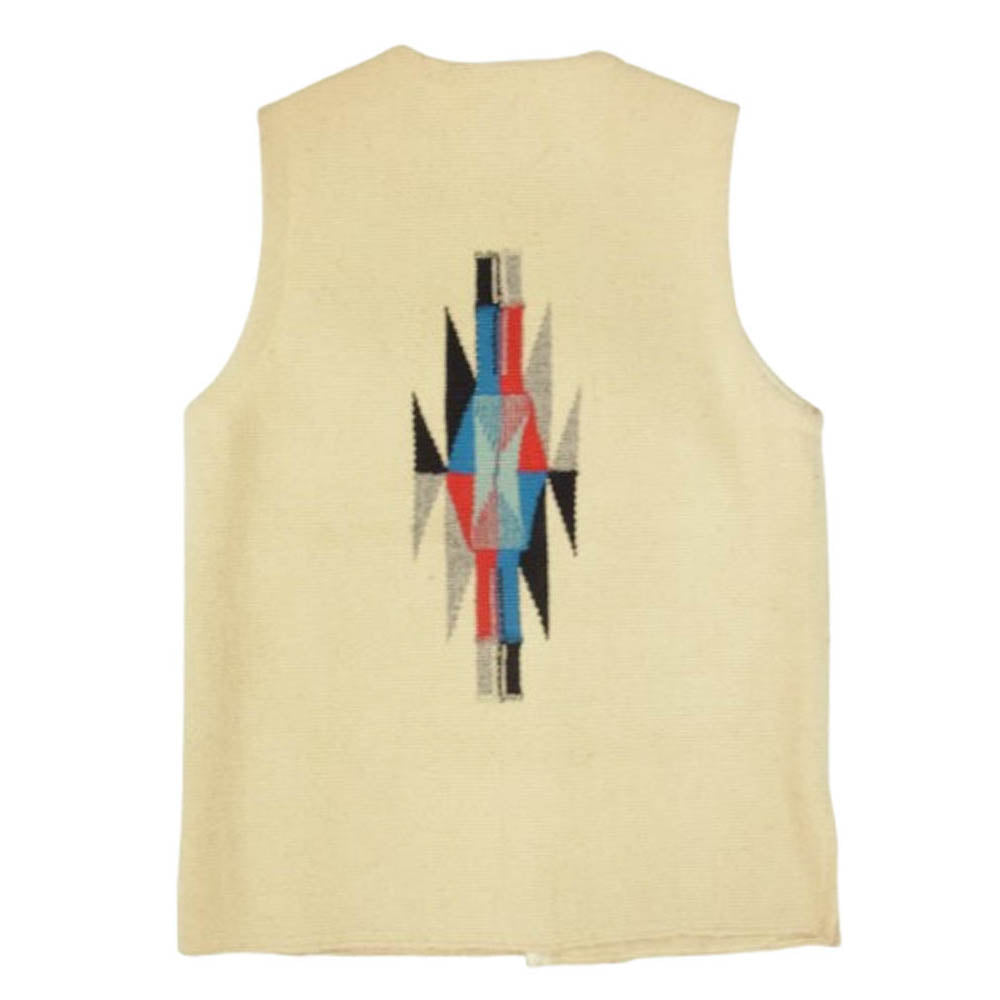 ORTEGA オルテガ Chimayo Vest チマヨ ベスト ベージュ オフホワイト系 34【中古】