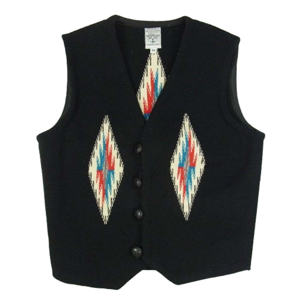ORTEGA オルテガ Chimayo Vest チマヨ ベスト ブラック系 36【中古】