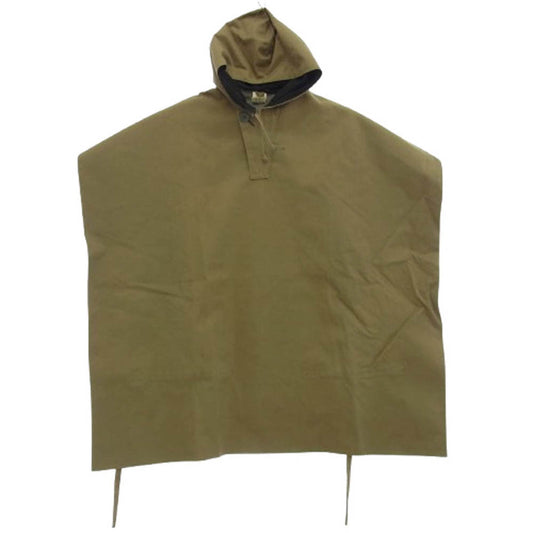 ヴィンテージ 70s east german army waterproof rain poncho 西ドイツ軍 ポンチョ ジャケット カーキ系【中古】