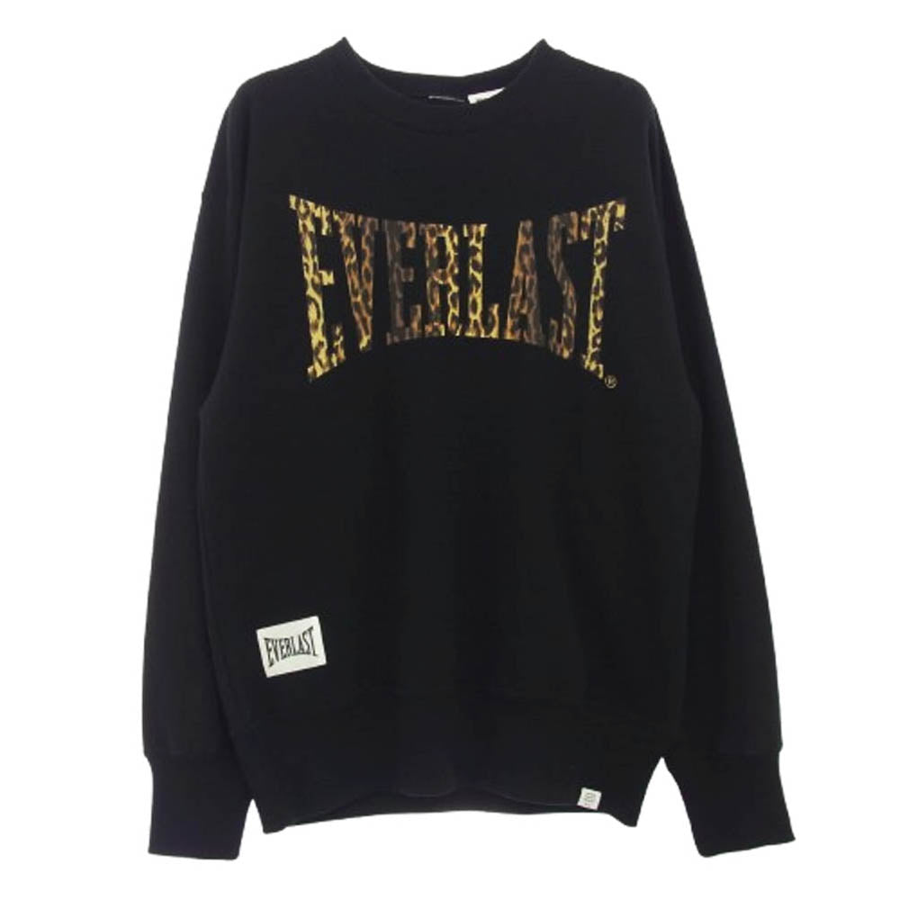 BEDWIN & THE HEARTBREAKERS ベドウィンアンドザハートブレイカーズ 23SS 23SB2093 EVERLAST Ex.L/S C-NECK SWEAT LOU エバーラスト ダブルネーム クルーネック スウェット トレーナー ブラック系 2【極上美品】【中古】
