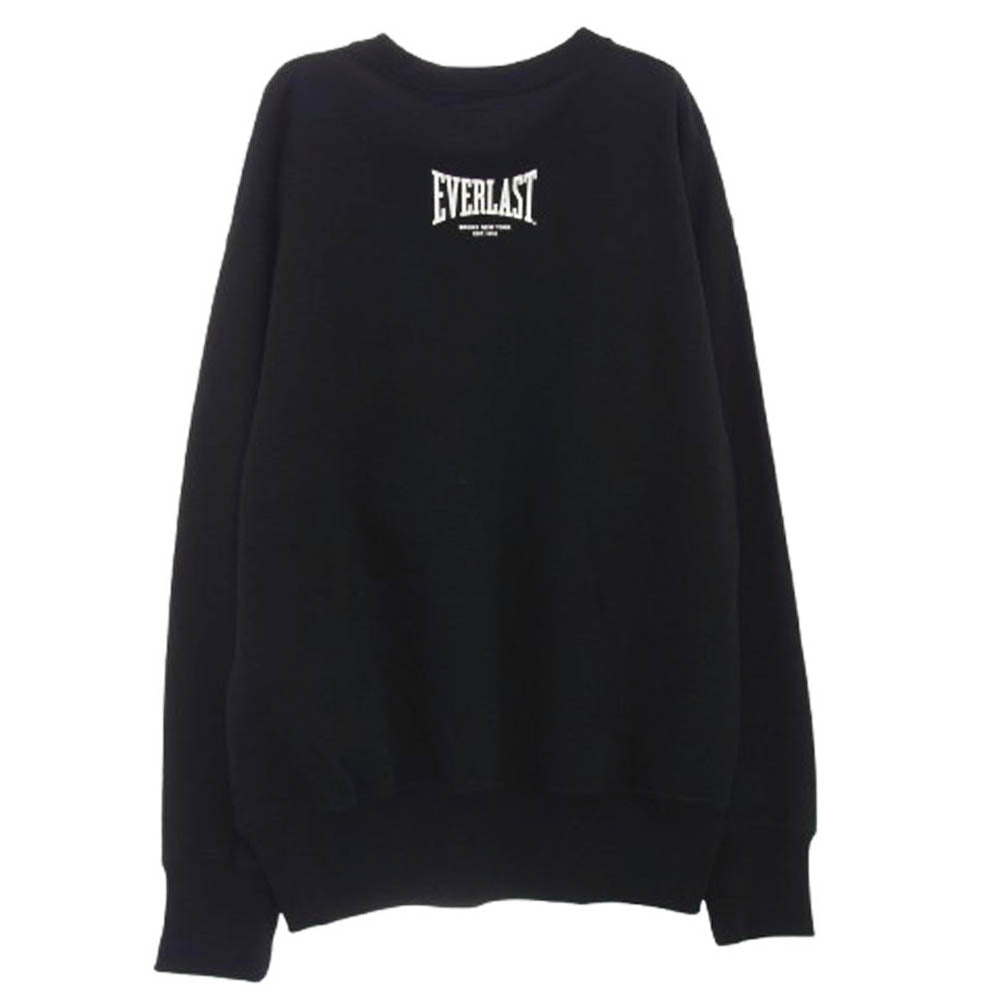 BEDWIN & THE HEARTBREAKERS ベドウィンアンドザハートブレイカーズ 23SS 23SB2093 EVERLAST Ex.L/S C-NECK SWEAT LOU エバーラスト ダブルネーム クルーネック スウェット トレーナー ブラック系 2【極上美品】【中古】