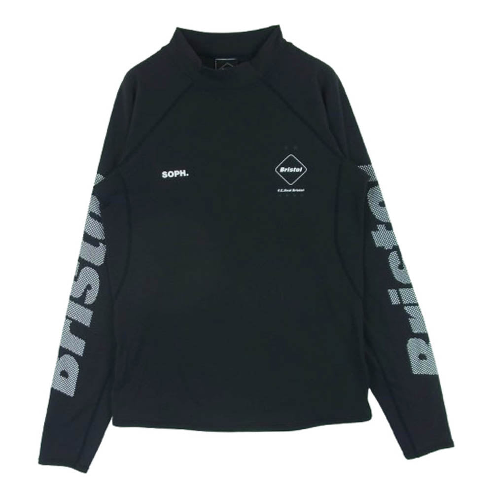 F.C.R.B. エフシーアールビー FCRB-192020 UNDER LAYER MOCK NECK TOP アンダー レイヤー インナー モックネック カットソー 長袖 ブラック系 M【中古】