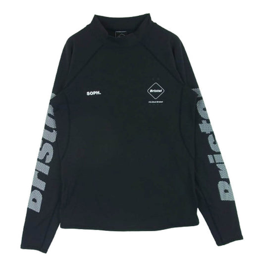 F.C.R.B. エフシーアールビー FCRB-192020 UNDER LAYER MOCK NECK TOP アンダー レイヤー インナー モックネック カットソー 長袖 ブラック系 M【中古】