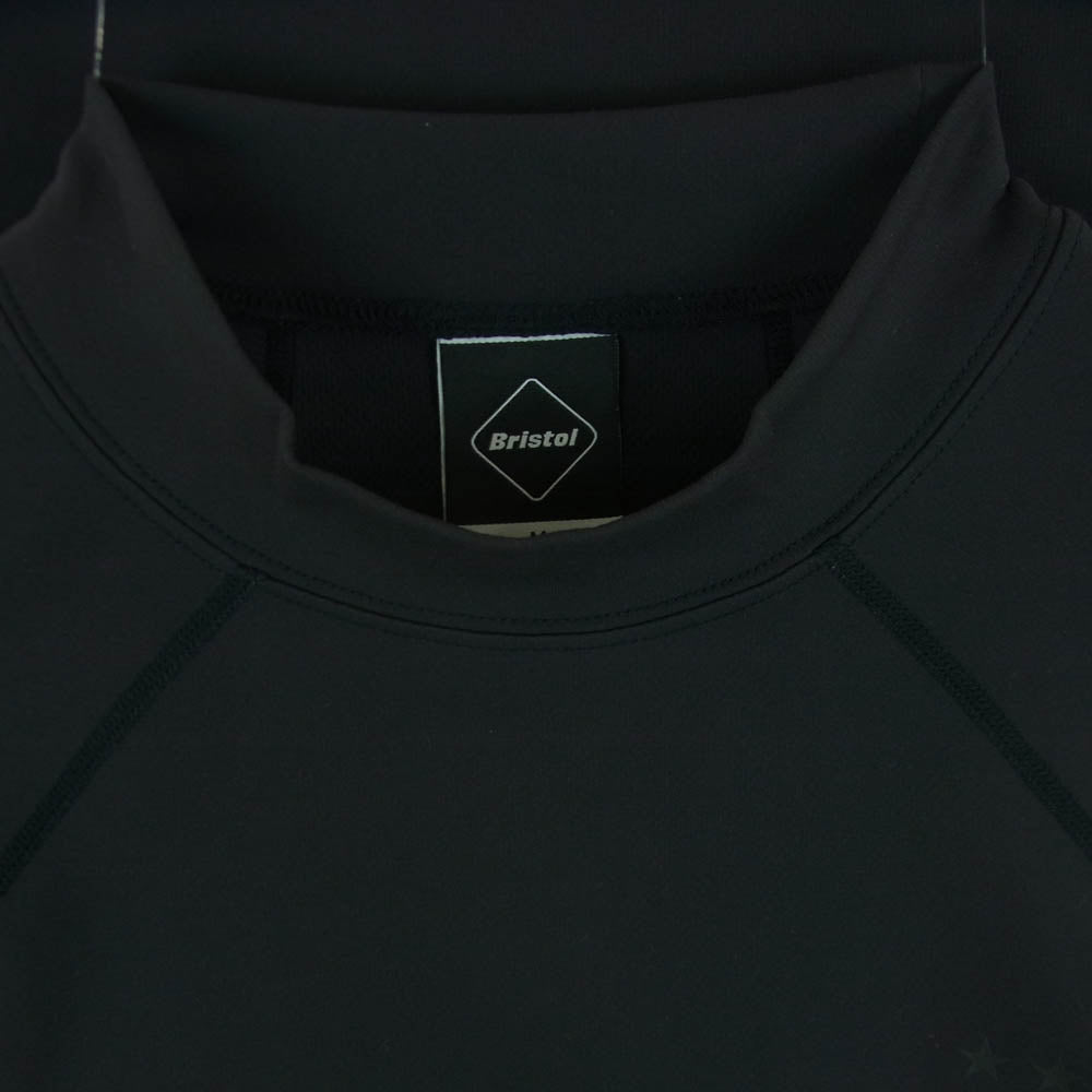 F.C.R.B. エフシーアールビー FCRB-192020 UNDER LAYER MOCK NECK TOP アンダー レイヤー インナー モックネック カットソー 長袖 ブラック系 M【中古】