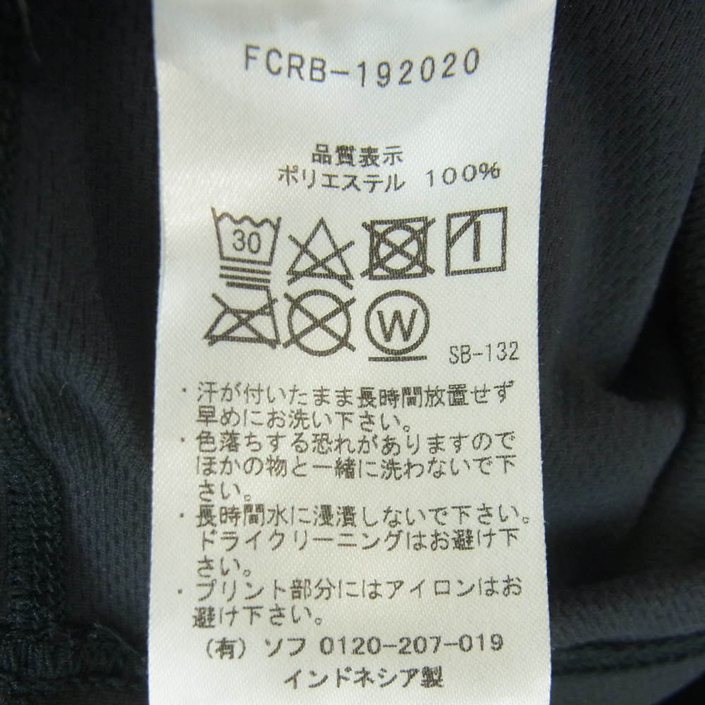F.C.R.B. エフシーアールビー FCRB-192020 UNDER LAYER MOCK NECK TOP アンダー レイヤー インナー モックネック カットソー 長袖 ブラック系 M【中古】