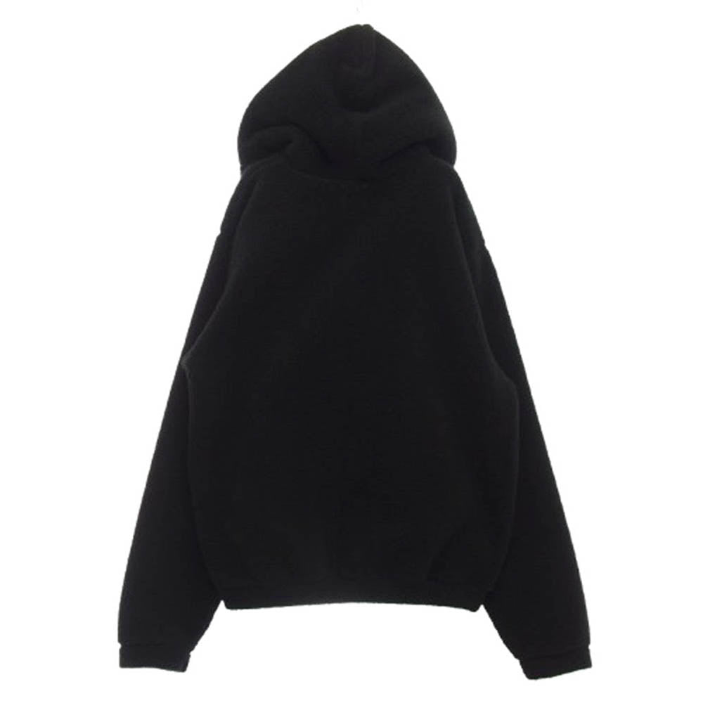 BEDWIN & THE HEARTBREAKERS ベドウィンアンドザハートブレイカーズ 24AW 24AB2142 L/S BOA HOODIE GLEN ボアフリース フーデッド ジップアップ ジャケット パーカー ブラック系 2【極上美品】【中古】