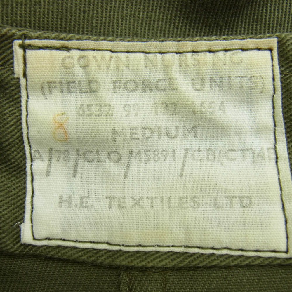 VINTAGE ヴィンテージ イギリス軍 ブリティッシュアーミー ナース ガウン コート カーキ系 8【中古】