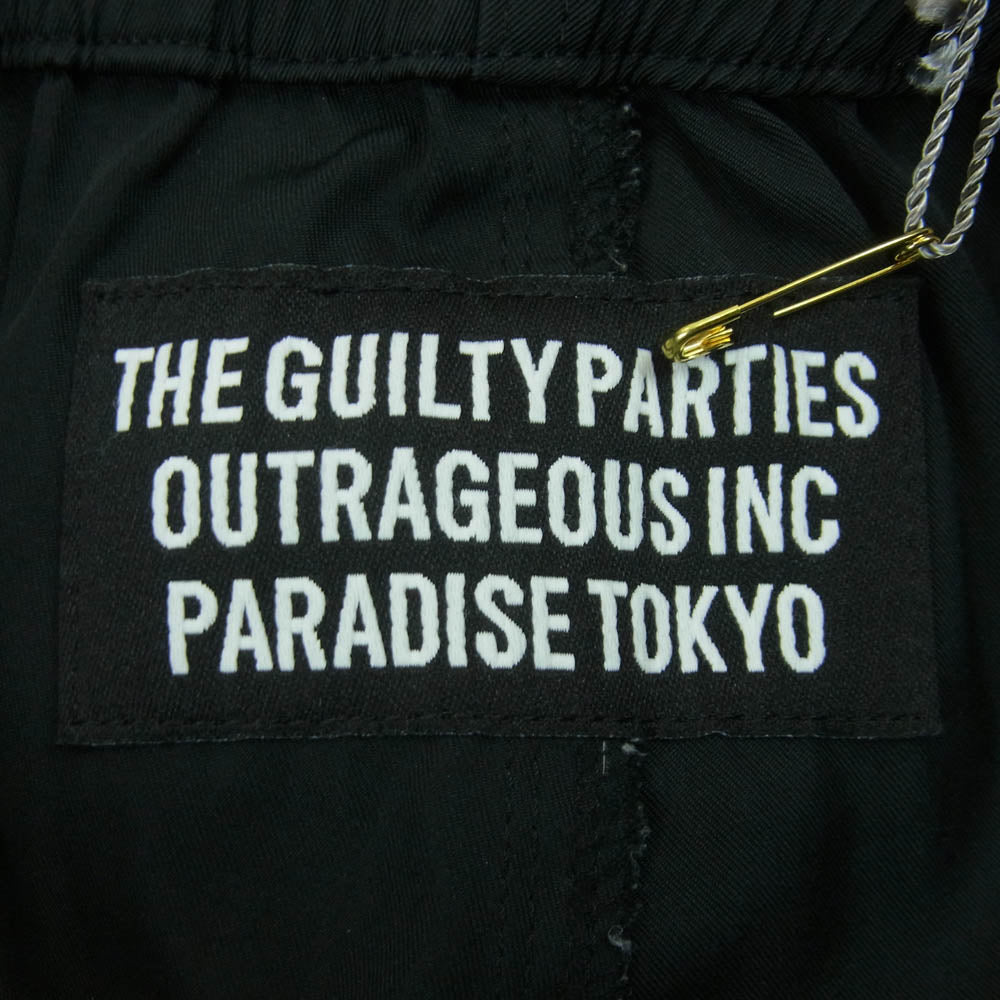WACKO MARIA ワコマリア 18SS-WMO-ST12 GUILTY PARTIES トラック パンツ 日本製 ブラック系 BLACK L【極上美品】【中古】