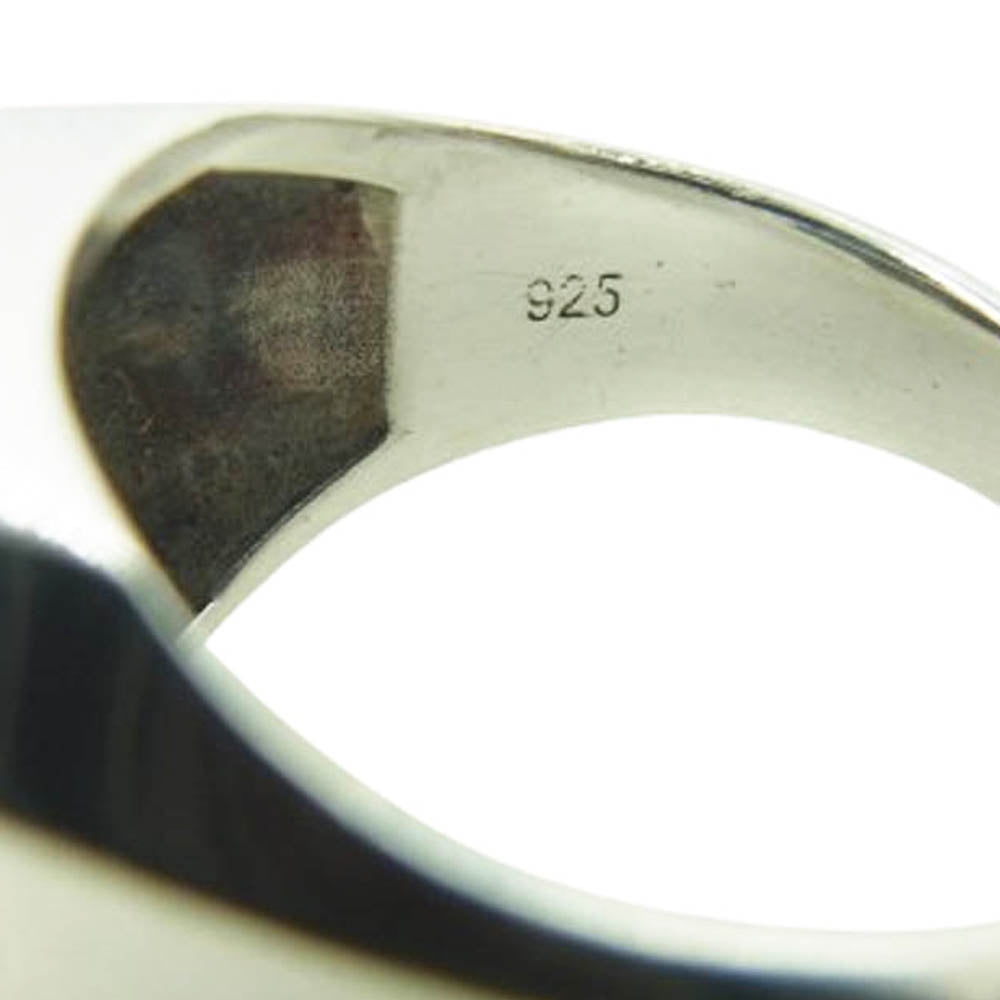 WACKO MARIA ワコマリア WMGP-RG09 TIGER'S EYE SIGNET RING TYPE-4 タイガーアイ シグネット リング シルバー系 15【中古】