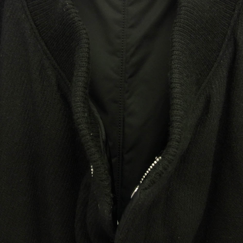 KUON クオン 144CO010102 Reversible Bomber Coat リバーシブル ボンバー コート ブラック系 L【中古】