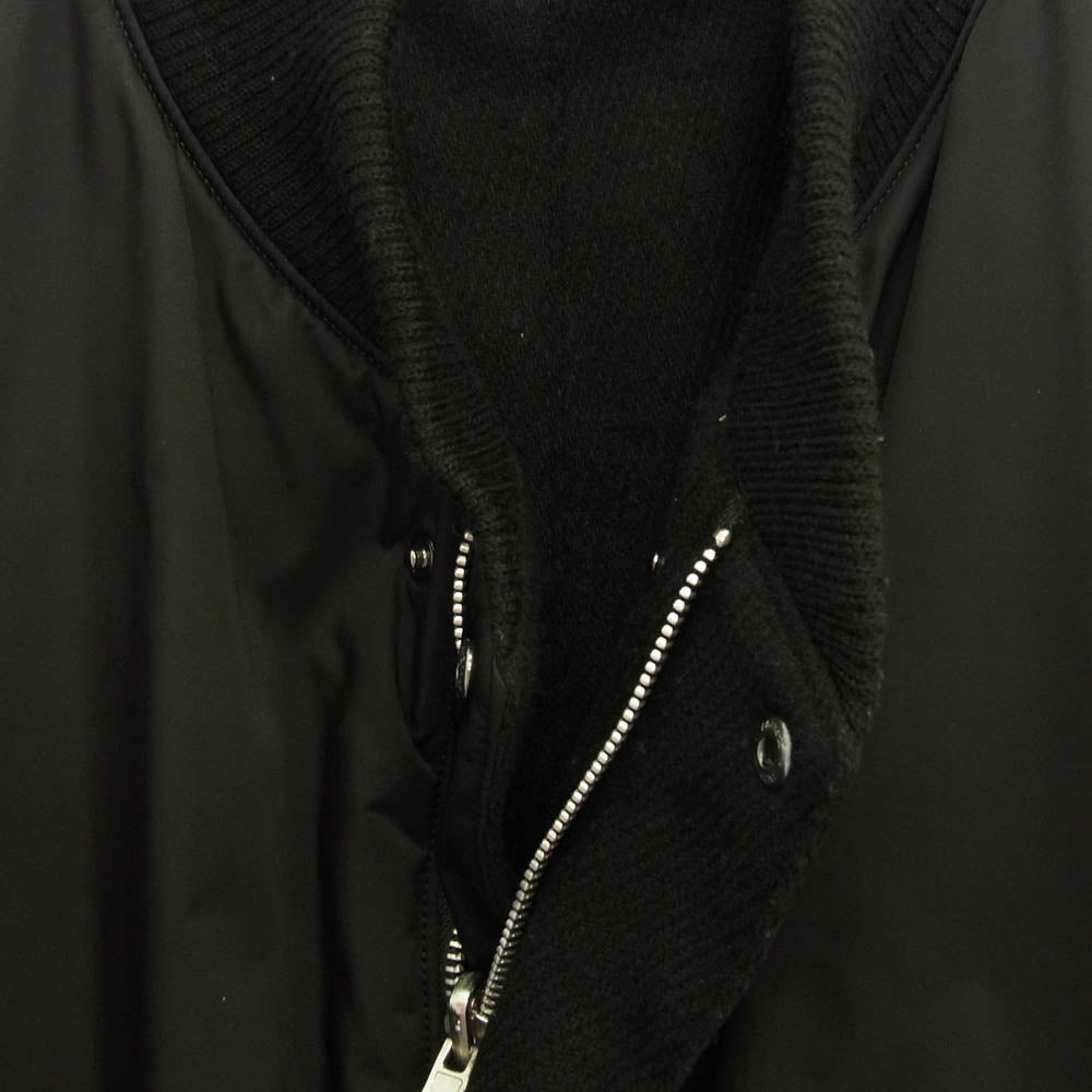 KUON クオン 144CO010102 Reversible Bomber Coat リバーシブル ボンバー コート ブラック系 L【中古】