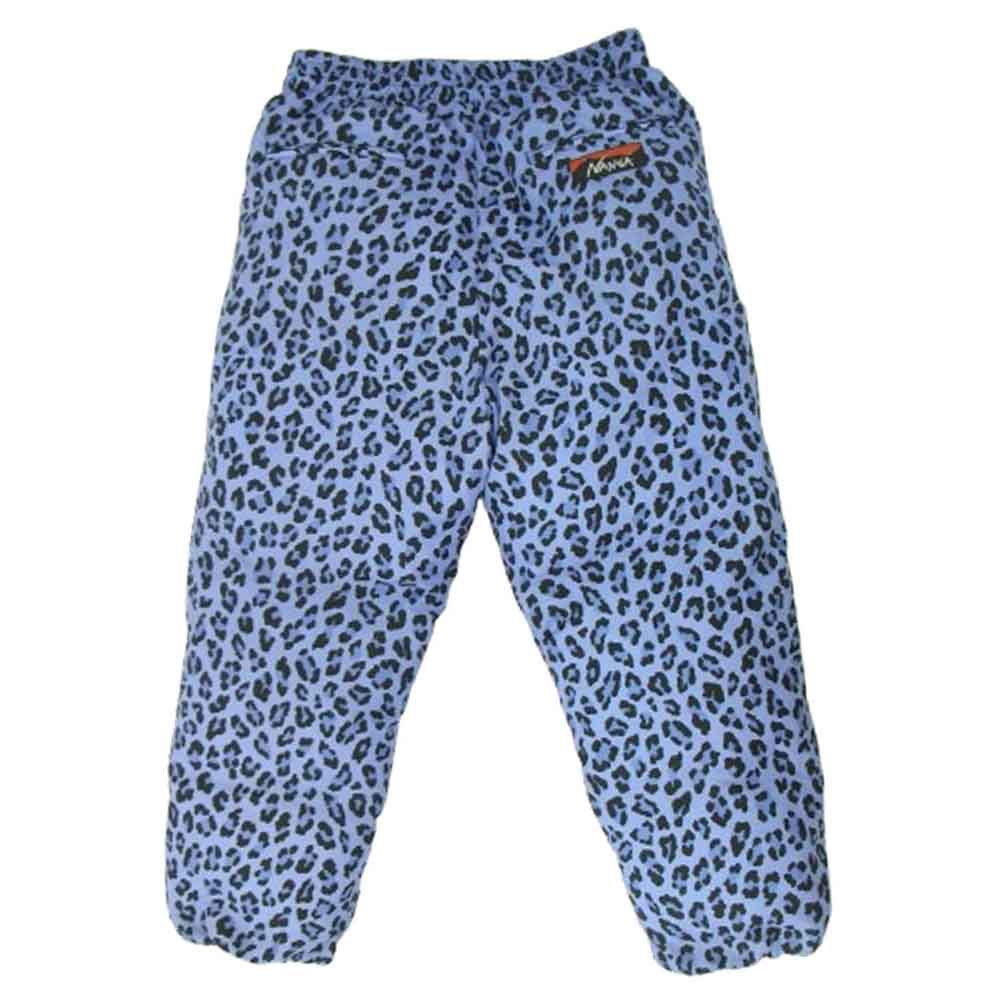 WACKO MARIA ワコマリア 22AW 22FW-WMO-NA06 NANGA ナンガ別注 LEOPARD DOWN PANTS レオパード ダウン パンツ パープル系 M【美品】【中古】