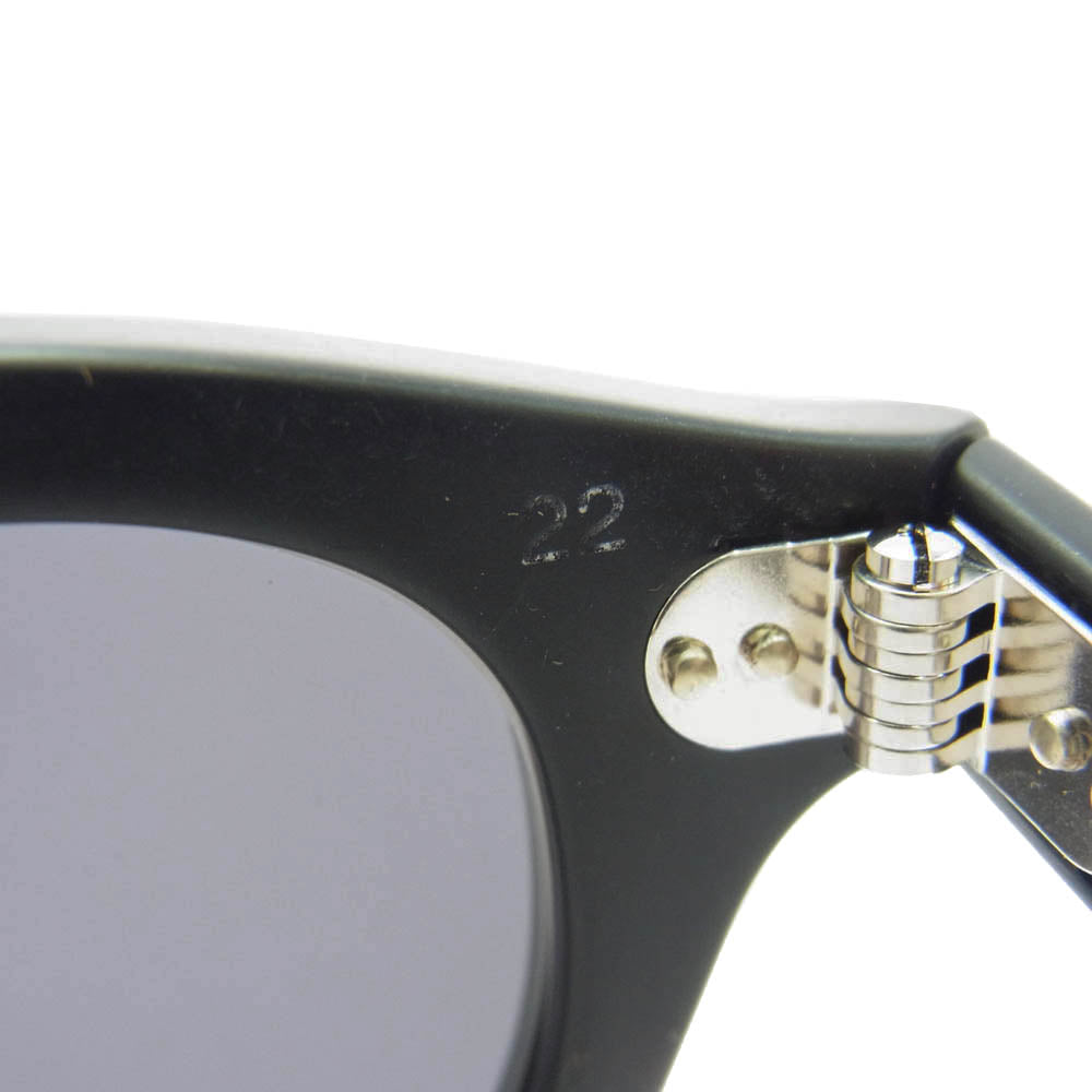WACKO MARIA ワコマリア TART-WM-EW09 JULIUS TART OPTICAL ジュリアスタートオプティカル GLASSES ボストン サングラス ブラック系【中古】