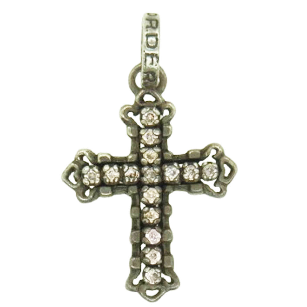 ROYAL ORDER ロイヤルオーダー TINY CONSORT CROSS タイニー クロス ストーン ペンダント【中古】