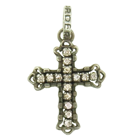 ROYAL ORDER ロイヤルオーダー TINY CONSORT CROSS タイニー クロス ストーン ペンダント【中古】