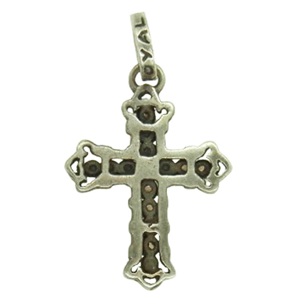 ROYAL ORDER ロイヤルオーダー TINY CONSORT CROSS タイニー クロス ストーン ペンダント【中古】