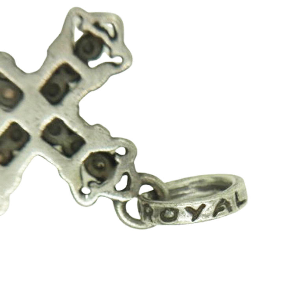 ROYAL ORDER ロイヤルオーダー TINY CONSORT CROSS タイニー クロス ストーン ペンダント【中古】