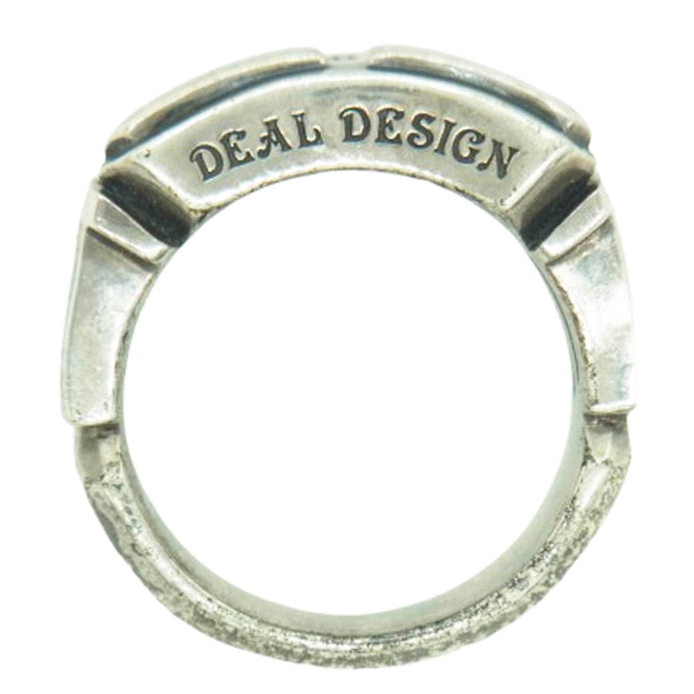 DEAL DESIGN ディールデザイン 7th メッセージリング シルバー系 約15号【中古】