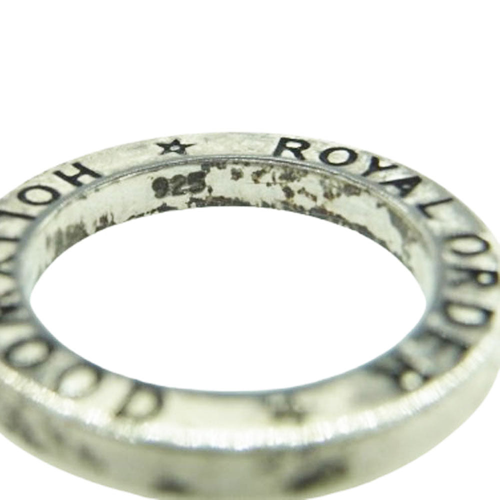 ROYAL ORDER ロイヤルオーダー HOLLYWOOD BAND RING シルバー ハリウッドバンド スペーサーリング シルバー系【中古】