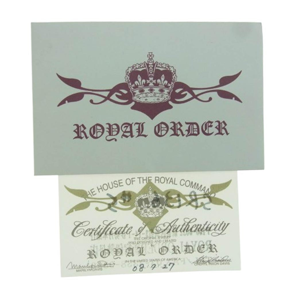 ROYAL ORDER ロイヤルオーダー HOLLYWOOD BAND RING シルバー ハリウッドバンド スペーサーリング シルバー系【中古】