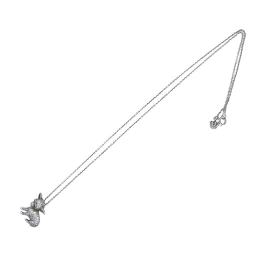 Justin Davis ジャスティンデイビス SNJ1006 × KIYOHARU 清春 MARY Necklace マリー ジルコニア チワワ ネックレス シルバー系【中古】