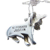 Justin Davis ジャスティンデイビス SNJ1006 × KIYOHARU 清春 MARY Necklace マリー ジルコニア チワワ ネックレス シルバー系【中古】