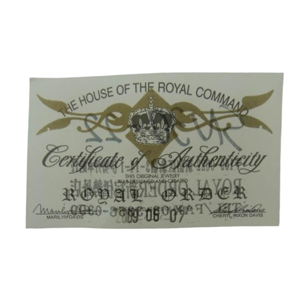 ROYAL ORDER ロイヤルオーダー リリー チェーン ネックレス 55cm【中古】