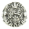 ROYAL ORDER ロイヤルオーダー QUEEN クイーン リング シルバー系 10号【中古】