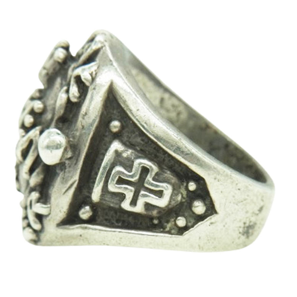 ROYAL ORDER ロイヤルオーダー QUEEN クイーン リング シルバー系 10号【中古】