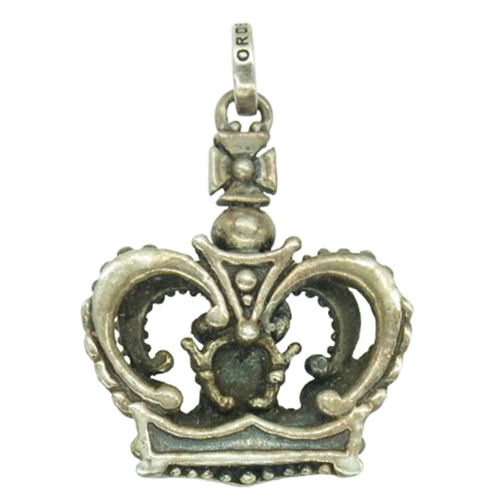 ROYAL ORDER ロイヤルオーダー スカル クラウン ペンダントトップ【中古】
