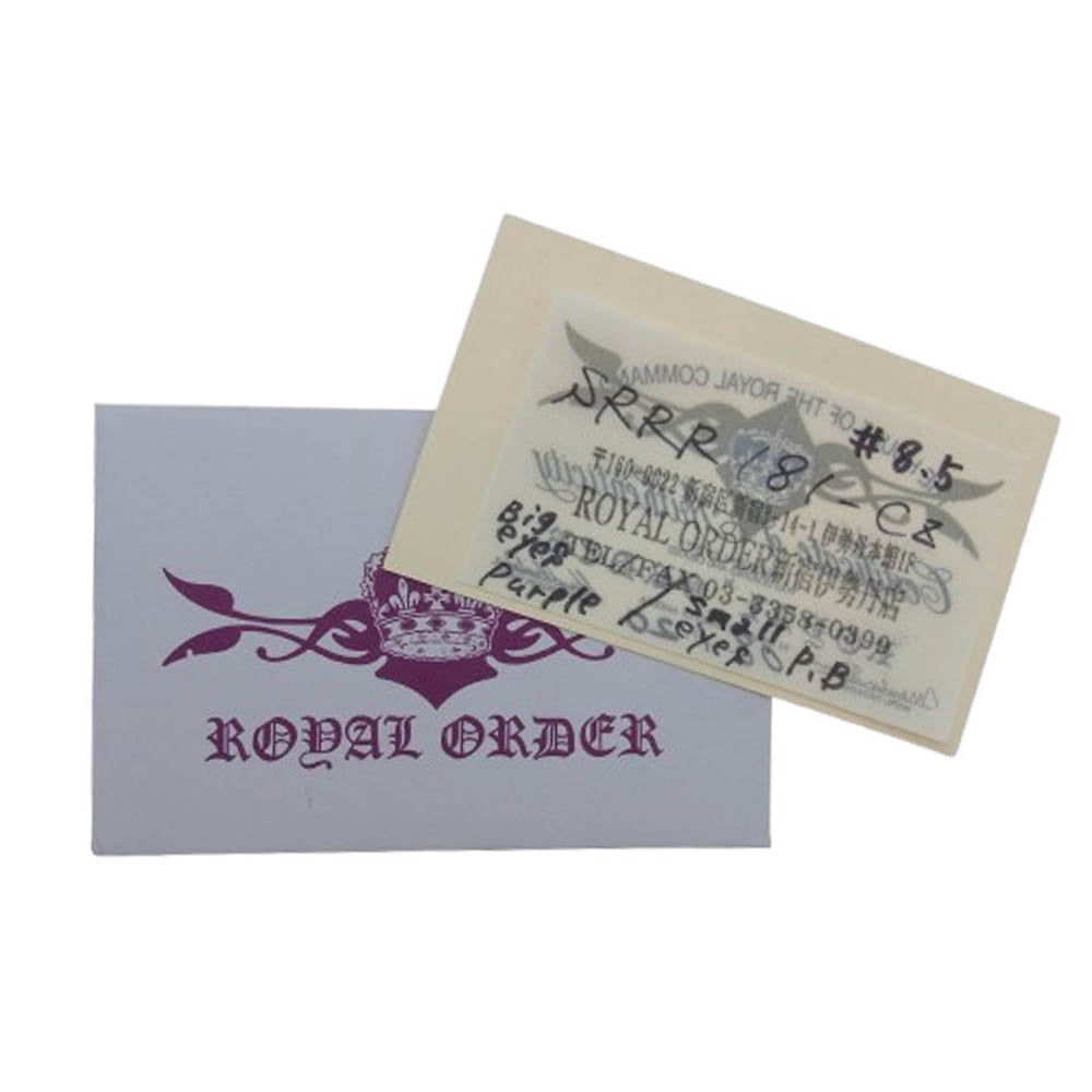 ROYAL ORDER ロイヤルオーダー ROCK N ROYAL ヴァンパイアスカル リング w/ストーンアイ 約17.5号【中古】