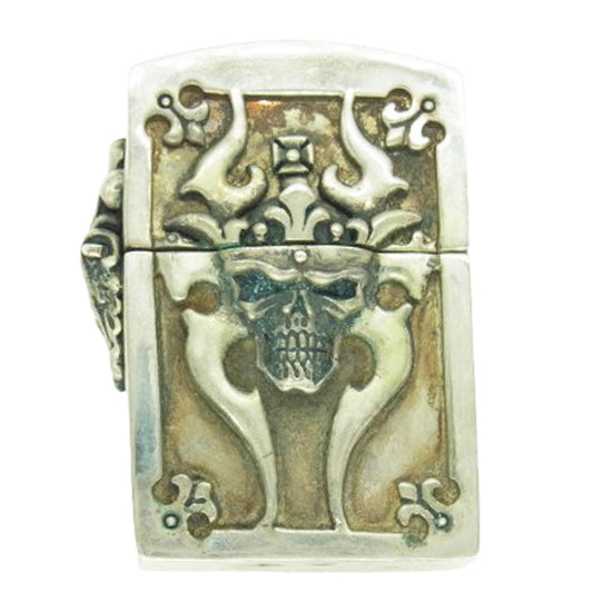 ROYAL ORDER ロイヤルオーダー スカル ZIPPO ジッポライター シルバー系【中古】