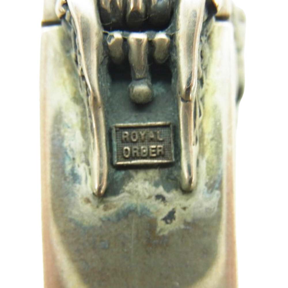 ROYAL ORDER ロイヤルオーダー スカル ZIPPO ジッポライター シルバー系【中古】