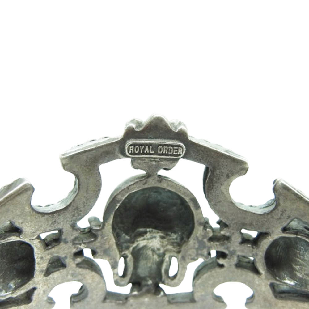 ROYAL ORDER ロイヤルオーダー 3スカル FDL バングル【中古】