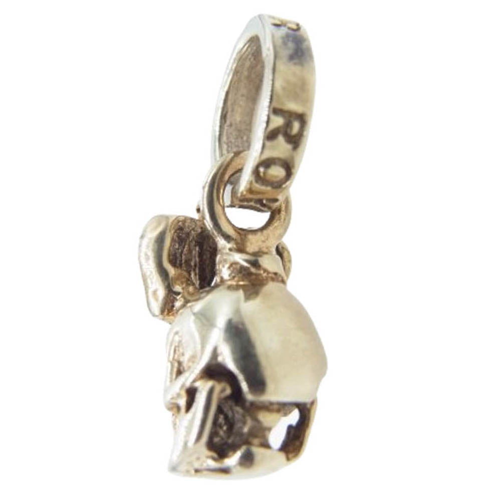 ROYAL ORDER ロイヤルオーダー 9K GOLD Skull w/ Crown ゴールド スカルクラウン ペンダントトップ ゴールド系【中古】