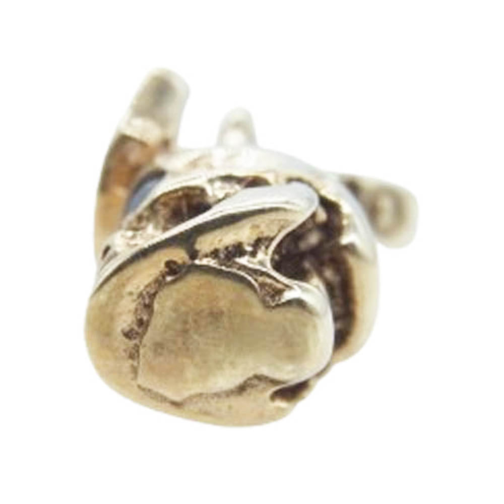 ROYAL ORDER ロイヤルオーダー 9K GOLD Skull w/ Crown ゴールド スカルクラウン ペンダントトップ ゴールド系【中古】