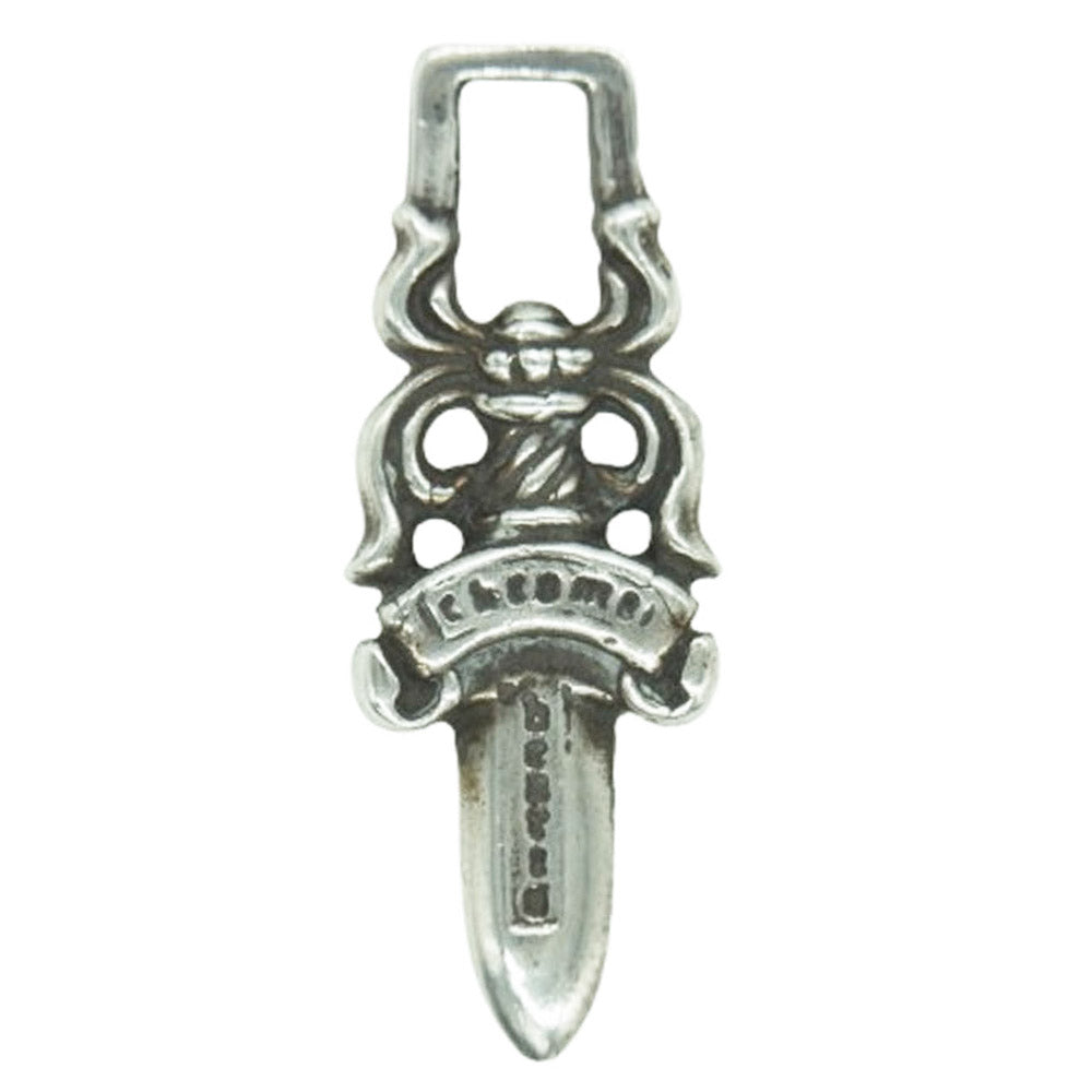 CHROME HEARTS クロムハーツ（原本無） #5 DAGGER ZIP ダガー ジップ ネックレス トップ シルバー系【中古】