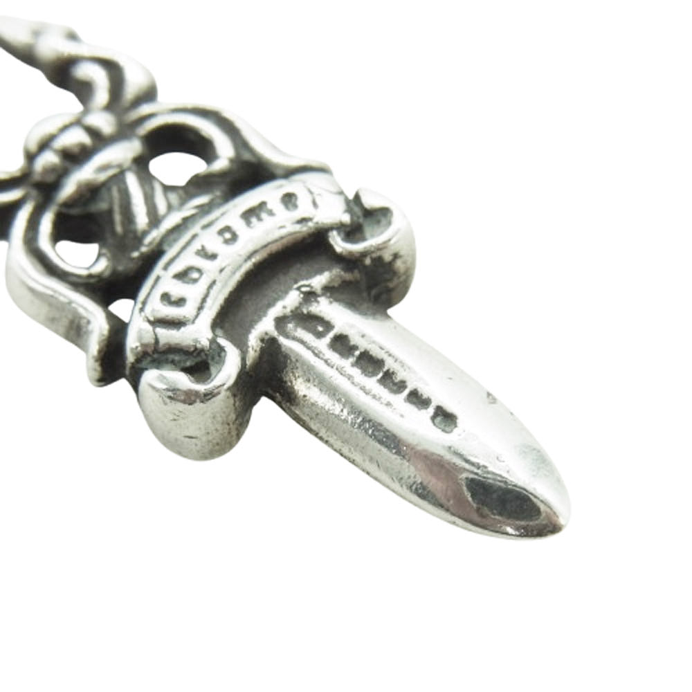 CHROME HEARTS クロムハーツ（原本無） #5 DAGGER ZIP ダガー ジップ ネックレス トップ シルバー系【中古】