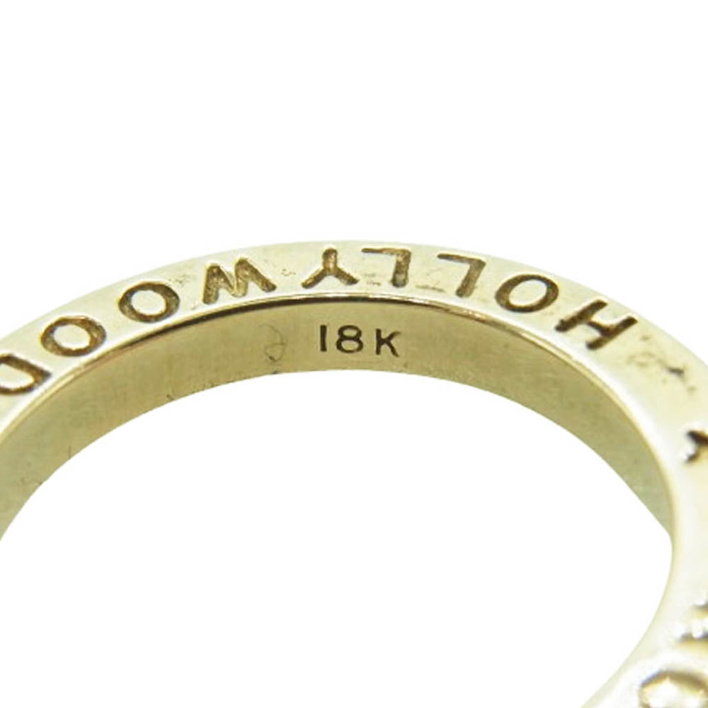 ROYAL ORDER ロイヤルオーダー 18K HOLLYWOOD BAND RING イエローゴールド ハリウッドバンド スペーサーリング イエローゴールド系 9号【中古】