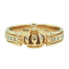 ROYAL ORDER ロイヤルオーダー 18K YELLOW GOLD CROWN ＆ TRIPLE BAND w/Diamonds イエローゴールド クラウン ダイヤ リング イエローゴールド系 21号【中古】