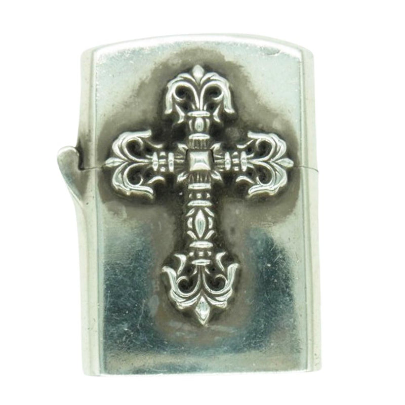 CHROME HEARTS クロムハーツ（原本無） FILIGREE ZIPPO LIGHTER フィリグリークロス ジッポ ライター シルバー系【中古】