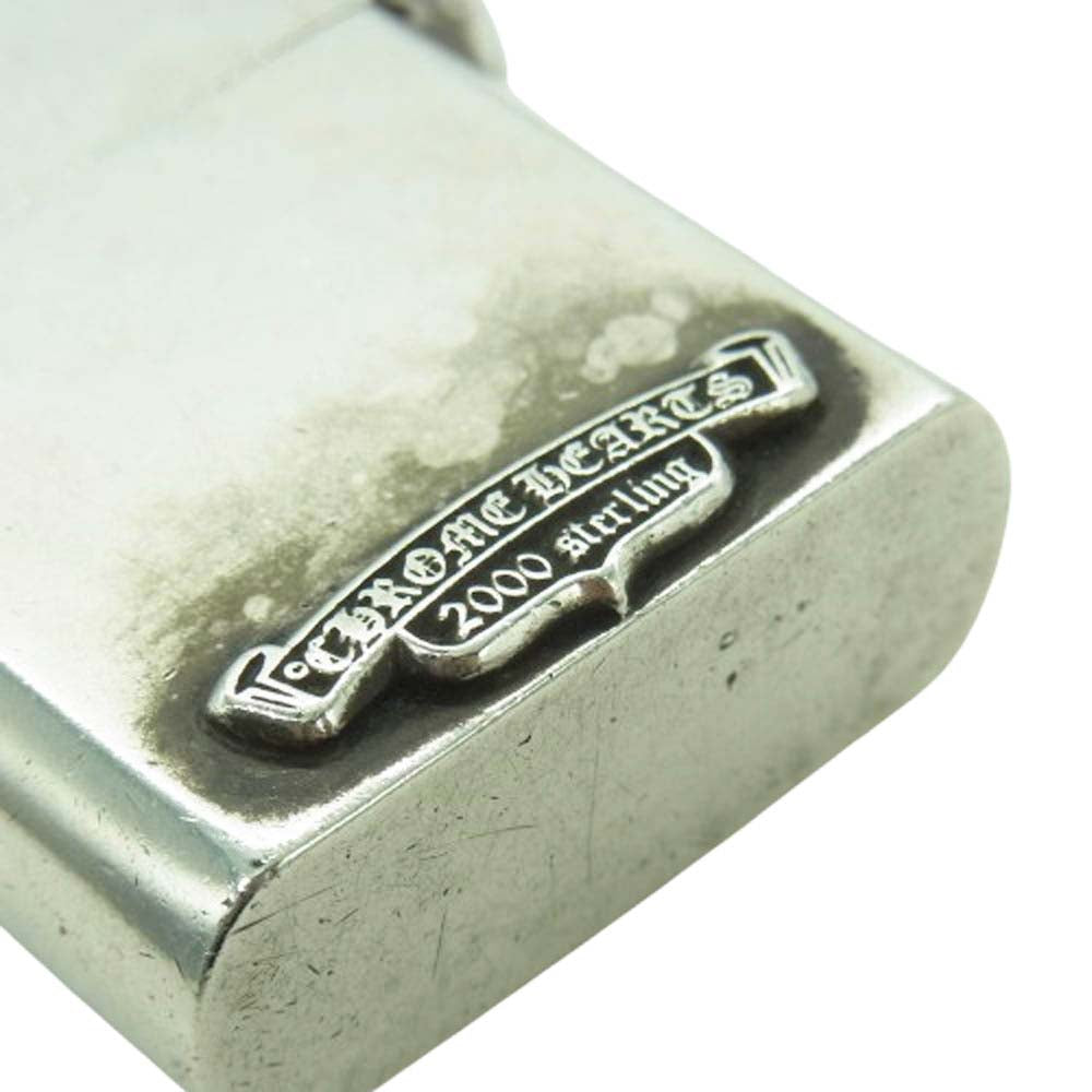 CHROME HEARTS クロムハーツ（原本無） FILIGREE ZIPPO LIGHTER フィリグリークロス ジッポ ライター シルバー系【中古】