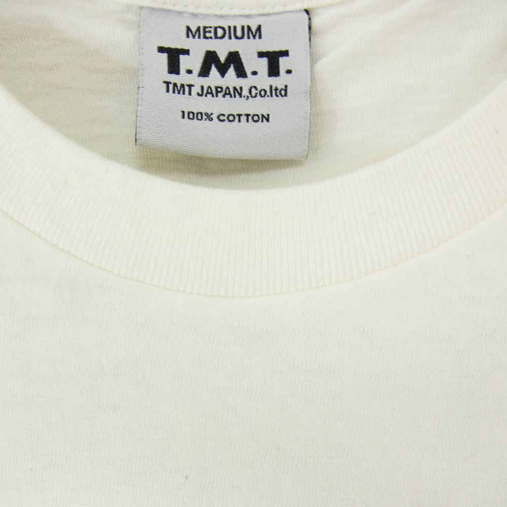 TMT ティーエムティー TCS-S13SP07 TMT CAMOUFLAGE 迷彩 ロゴ コットン 半袖 Tシャツ オフホワイト系 M【新古品】【未使用】【中古】