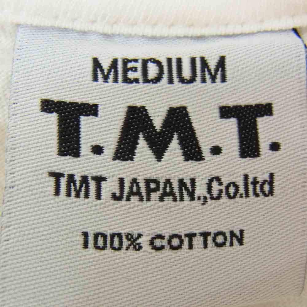 TMT ティーエムティー TCS-S13SP07 TMT CAMOUFLAGE 迷彩 ロゴ コットン 半袖 Tシャツ オフホワイト系 M【新古品】【未使用】【中古】