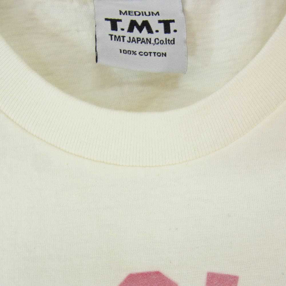 TMT ティーエムティー TCS-S12SP10 BIGHOLIDAY ロゴ コットン 半袖 Tシャツ オフホワイト系 M【新古品】【未使用】【中古】