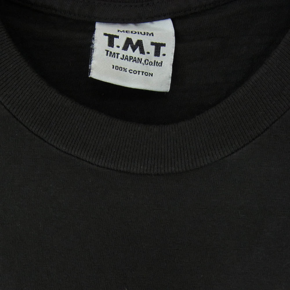 TMT ティーエムティー TCS-S13SP07 TMT CAMOUFLAGE 迷彩 ロゴ コットン 半袖 Tシャツ ブラック系 M【新古品】【未使用】【中古】