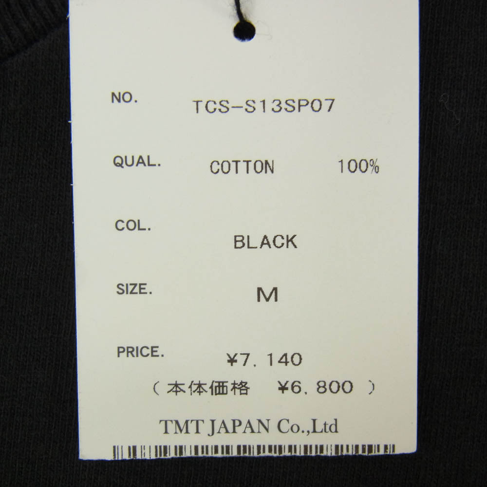 TMT ティーエムティー TCS-S13SP07 TMT CAMOUFLAGE 迷彩 ロゴ コットン 半袖 Tシャツ ブラック系 M【新古品】【未使用】【中古】