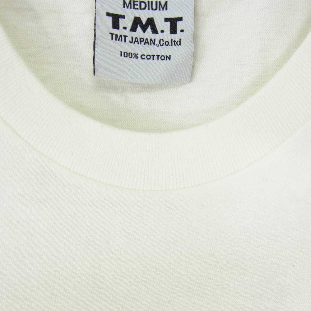 TMT ティーエムティー TCS-S13SP04 サーフ フォト コットン 半袖 Tシャツ オフホワイト系 M【新古品】【未使用】【中古】