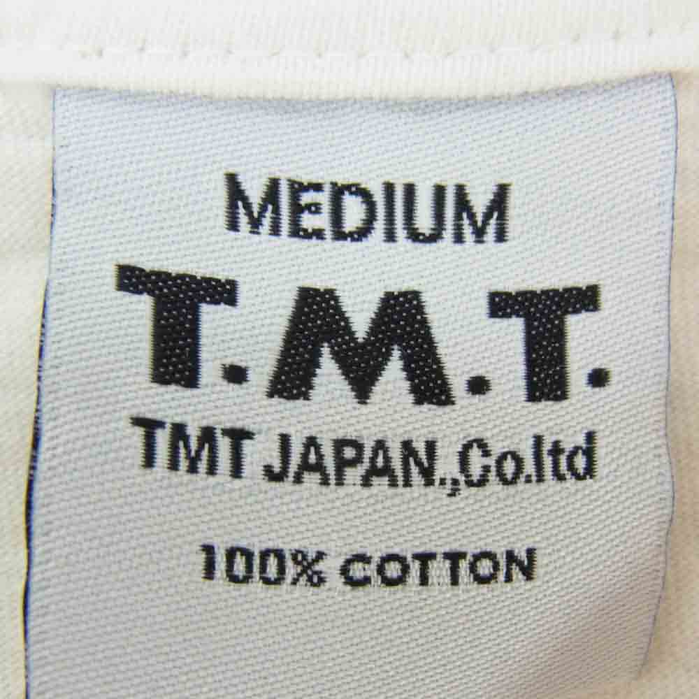 TMT ティーエムティー TCS-S13SP04 サーフ フォト コットン 半袖 Tシャツ オフホワイト系 M【新古品】【未使用】【中古】